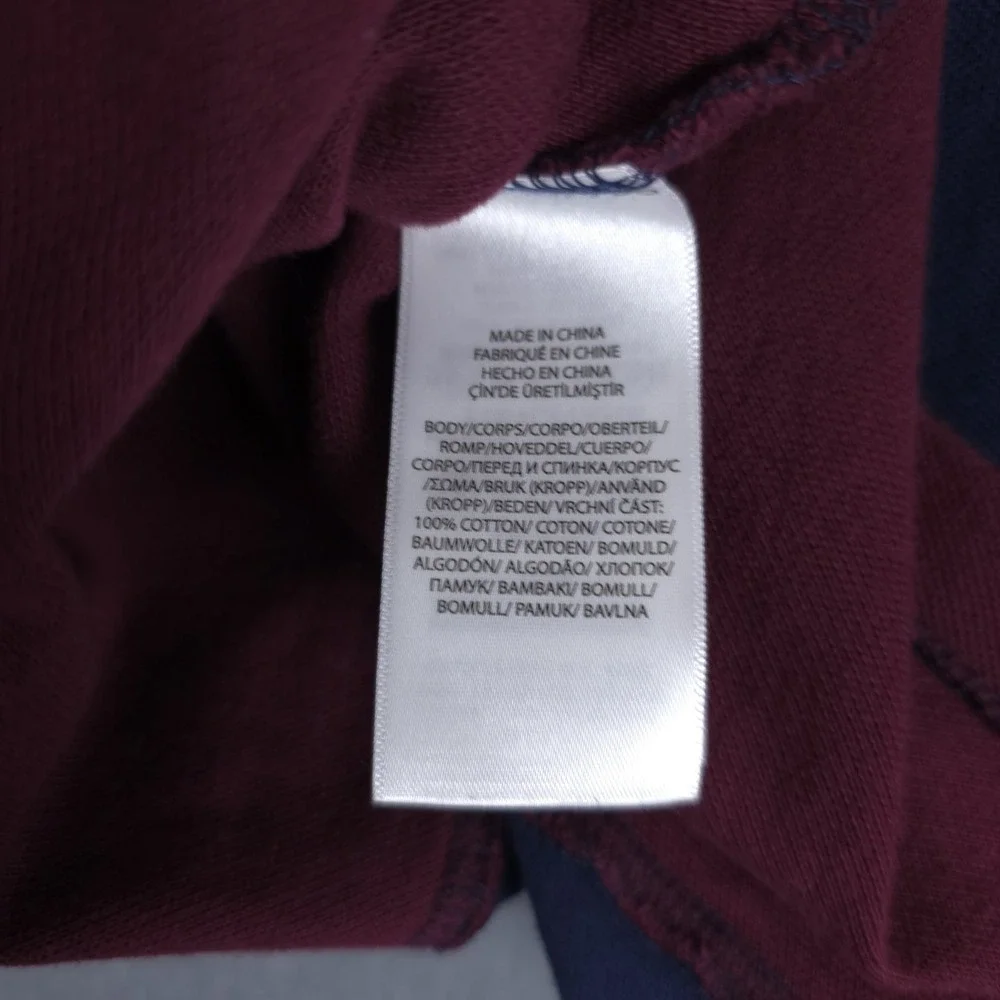 Polo Ralph Lauren‎ Polo Mens XS Colorblock Spellout Colorful Short Sleeve Shirt